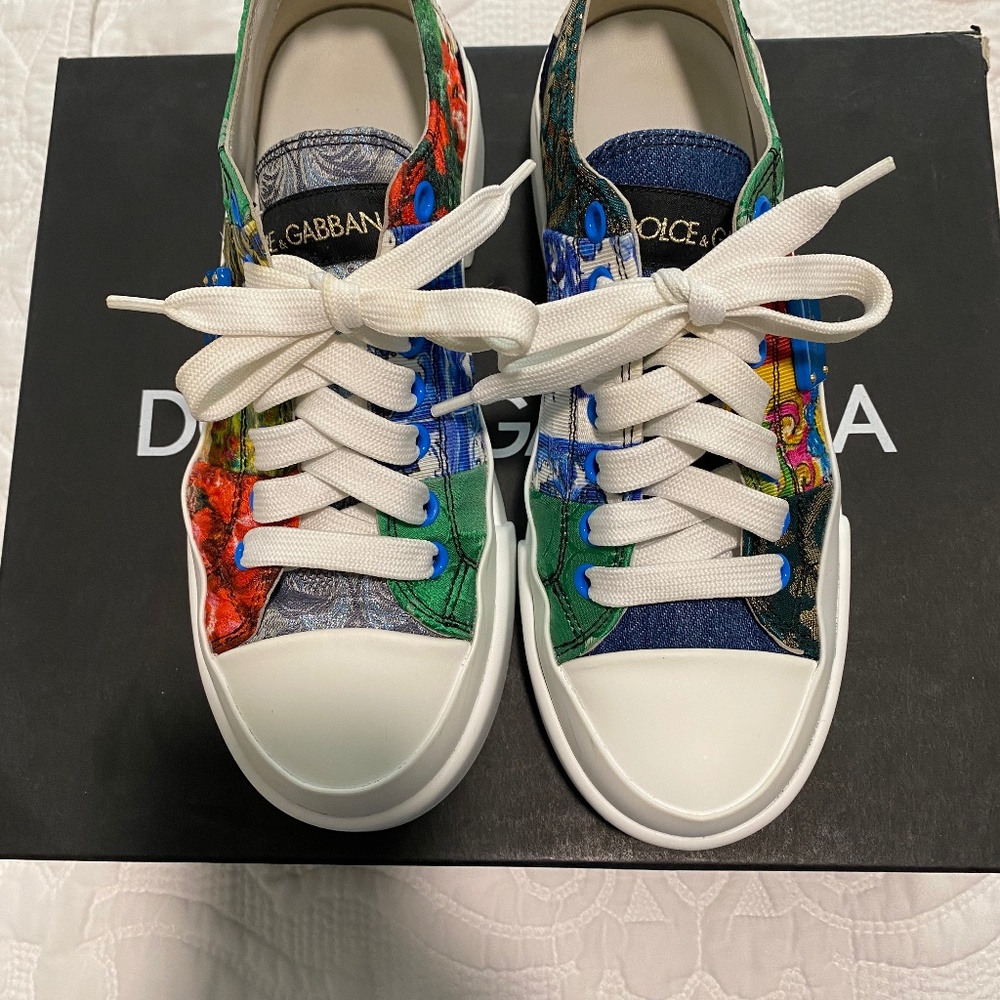 Dolce & Gabbana Multi-Color Sneakers